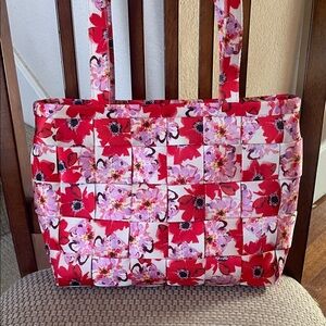 Harveys Poppy Floral Red Large Tote
